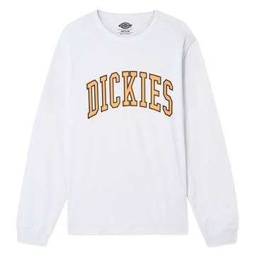 Dickies T-shirt Aitkin L/S White / Yellow